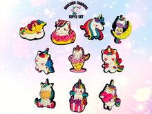 Load image into Gallery viewer, Unicorn Shoe Charm Set
