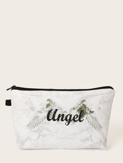 Angel Print Makeup Bag - Shameca Sweet Thangs