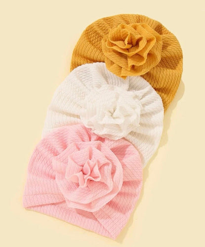 Baby Big Flower Turban Headwrap - Shameca Sweet Thangs