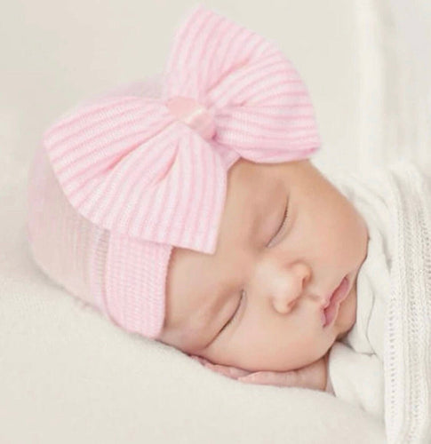 Baby Newborn Bow Hat - Shameca Sweet Thangs