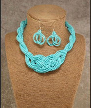 Load image into Gallery viewer, Beaded Necklace and Earring Set - Shameca Sweet Thangs
