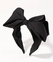 Load image into Gallery viewer, Big Bow Headband Black - Shameca Sweet Thangs
