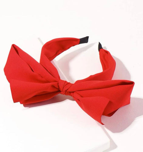 Big Bow Headband Red - Shameca Sweet Thangs