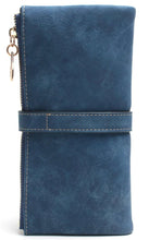 Load image into Gallery viewer, Blue Suede Wallet - Shameca Sweet Thangs

