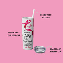 Load image into Gallery viewer, Breast Cancer Pink Ribbon Tumbler - Shameca Sweet Thangs
