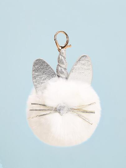 Cat Glitter Pom-pom Bag Accessory - Shameca Sweet Thangs