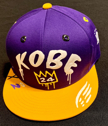 Custom Hand-painted Kobe 24 Hat - Shameca Sweet Thangs