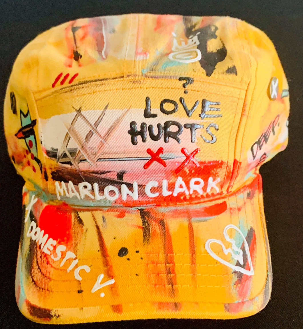 Custom Hand Painted Love Hurts Hat - Shameca Sweet Thangs