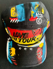 Load image into Gallery viewer, Custom Hand Painted Love Tour Hat - Shameca Sweet Thangs
