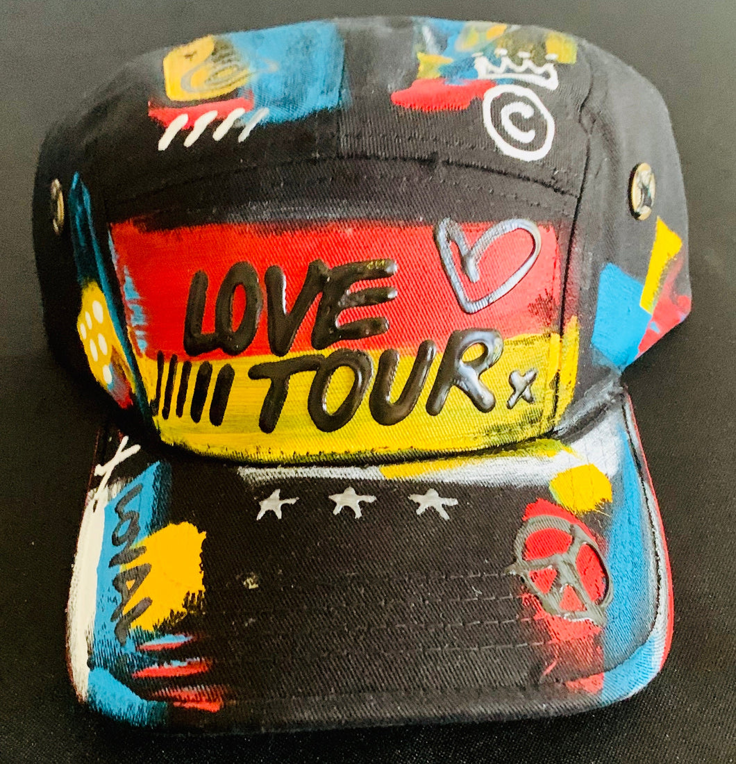 Custom Hand Painted Love Tour Hat - Shameca Sweet Thangs