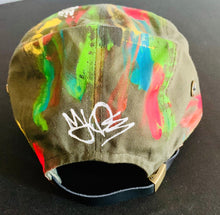 Load image into Gallery viewer, Custom Hand Paintedf Black Love Hat - Shameca Sweet Thangs
