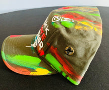 Load image into Gallery viewer, Custom Hand Paintedf Black Love Hat - Shameca Sweet Thangs
