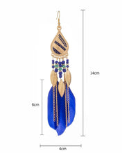 Load image into Gallery viewer, Feathered Dangle Earrings - Shameca Sweet Thangs
