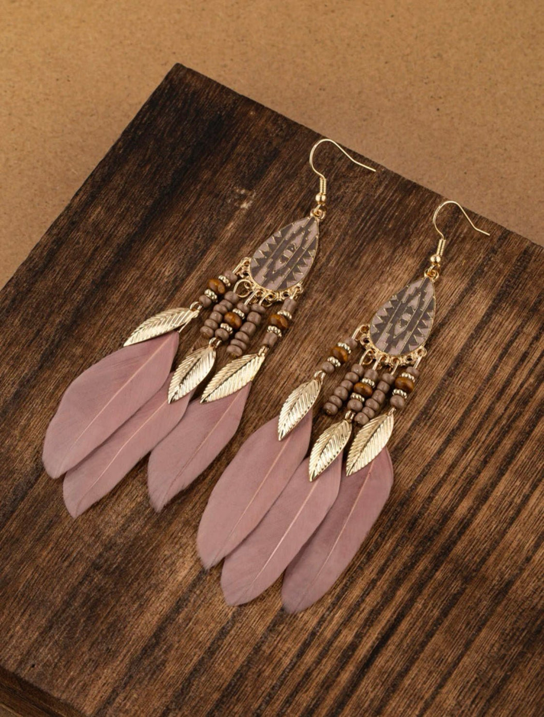 Feathered Dangle Earrings - Shameca Sweet Thangs