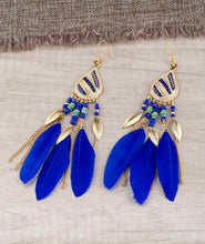 Load image into Gallery viewer, Feathered Dangle Earrings - Shameca Sweet Thangs
