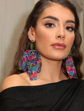 Load image into Gallery viewer, Flower Scarf Earrings - Shameca Sweet Thangs
