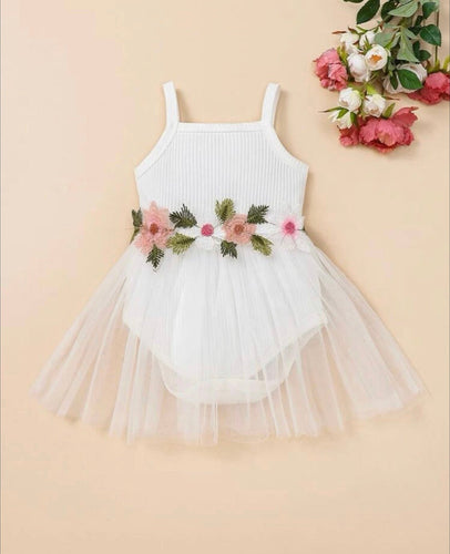 Girls Lace Jumpsuit White - Shameca Sweet Thangs