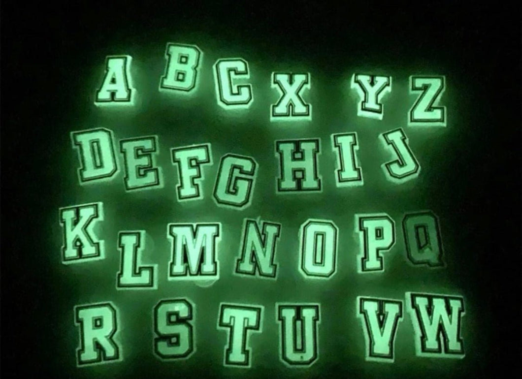 Glow In The Dark Croc Letter Charms Croc Number Charms - Shameca Sweet Thangs