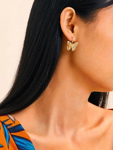 Gold Colored Butterfly Cuff Earrings - Shameca Sweet Thangs