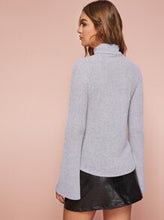 Load image into Gallery viewer, Gray Bell Sleeve knit Top - Shameca Sweet Thangs

