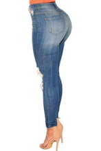 Load image into Gallery viewer, High Waist Destroyed Skinny Jeans - Shameca Sweet Thangs

