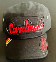 Load image into Gallery viewer, Louisville Cardinals Custom Hand Painted Black Hat - Shameca Sweet Thangs
