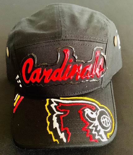 Louisville Cardinals Custom Hand Painted Hat - Shameca Sweet Thangs