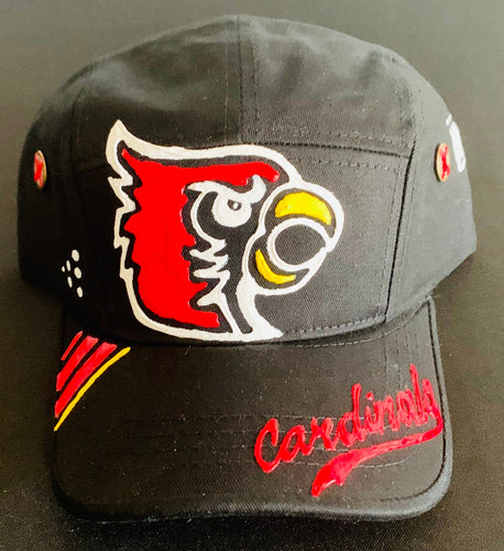 Louisville Cardinals Hand Painted Hat - Shameca Sweet Thangs