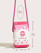 Load image into Gallery viewer, Milk Carton Design Bag - Shameca Sweet Thangs
