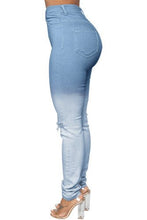 Load image into Gallery viewer, Ombre Ripped Skinny Jeans - Shameca Sweet Thangs
