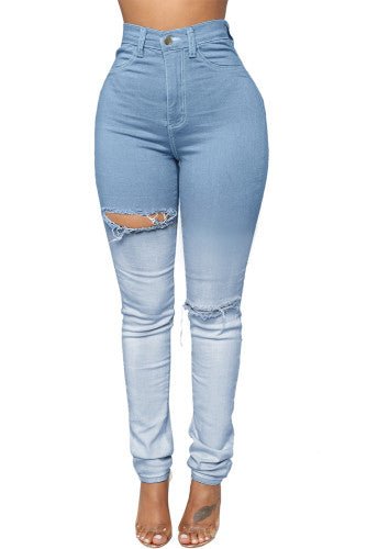 Ombre Ripped Skinny Jeans - Shameca Sweet Thangs