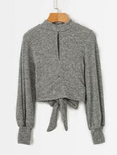 Load image into Gallery viewer, Open Back Crop Sweater - Shameca Sweet Thangs
