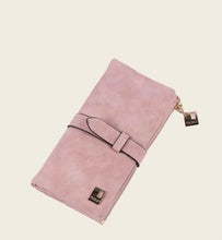 Load image into Gallery viewer, Pink Suede Wallet - Shameca Sweet Thangs
