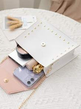 Load image into Gallery viewer, Pink &amp; White Chain Crossbody Bag - Shameca Sweet Thangs
