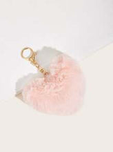 Load image into Gallery viewer, Plush Heart Shaped Charm Bag Accessory - Shameca Sweet Thangs
