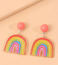 Load image into Gallery viewer, Rainbow Dangle Earrings - Shameca Sweet Thangs
