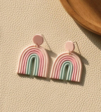 Load image into Gallery viewer, Rainbow Polymer Clay Earrings - Shameca Sweet Thangs
