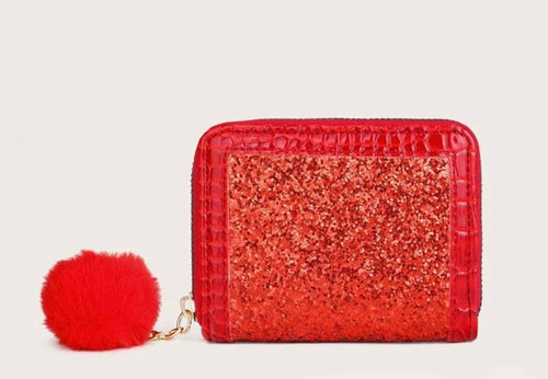 Red Glitter Coin Purse - Shameca Sweet Thangs