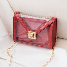 Load image into Gallery viewer, Red See- Through Crossbody Bag - Shameca Sweet Thangs
