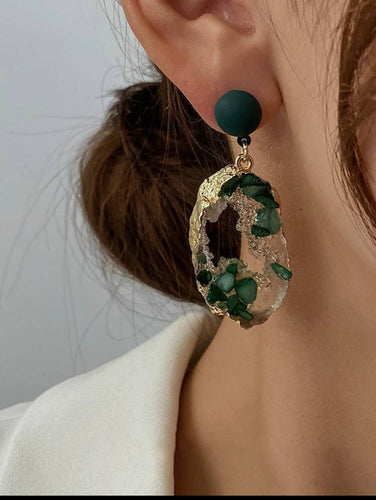 Resin Geode Earrings - Shameca Sweet Thangs