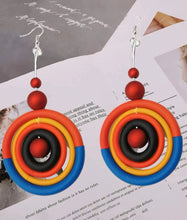 Load image into Gallery viewer, Round Dangle Statement Earrings - Shameca Sweet Thangs
