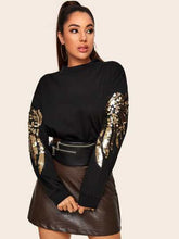 Load image into Gallery viewer, Sequin Sweatshirt - Shameca Sweet Thangs
