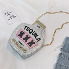 Load image into Gallery viewer, Tequila Silver Crossbody Bag - Shameca Sweet Thangs
