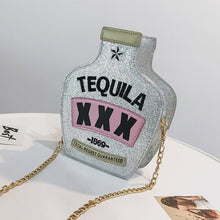 Load image into Gallery viewer, Tequila Silver Crossbody Bag - Shameca Sweet Thangs
