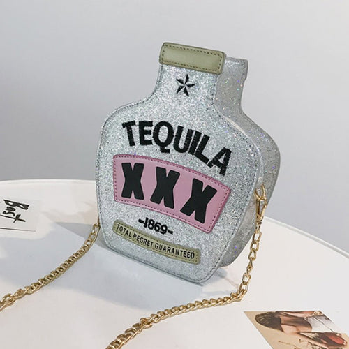 Tequila Silver Crossbody Bag - Shameca Sweet Thangs