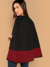 Load image into Gallery viewer, Two Tone Color Cape Coat - Shameca Sweet Thangs
