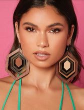 Load image into Gallery viewer, Wooden Dangle Earrings - Shameca Sweet Thangs
